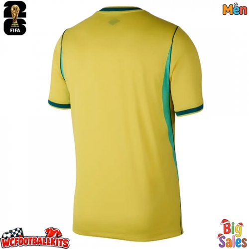Brazil Replica Home Stadium Shirt World Cup 2026 Short Sleeve